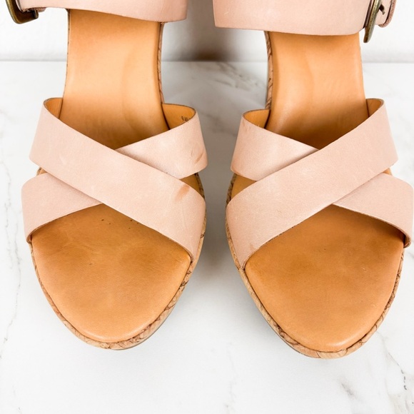 Kork-Ease Leather Strappy Heels Sz 9 - Picture 5 of 12